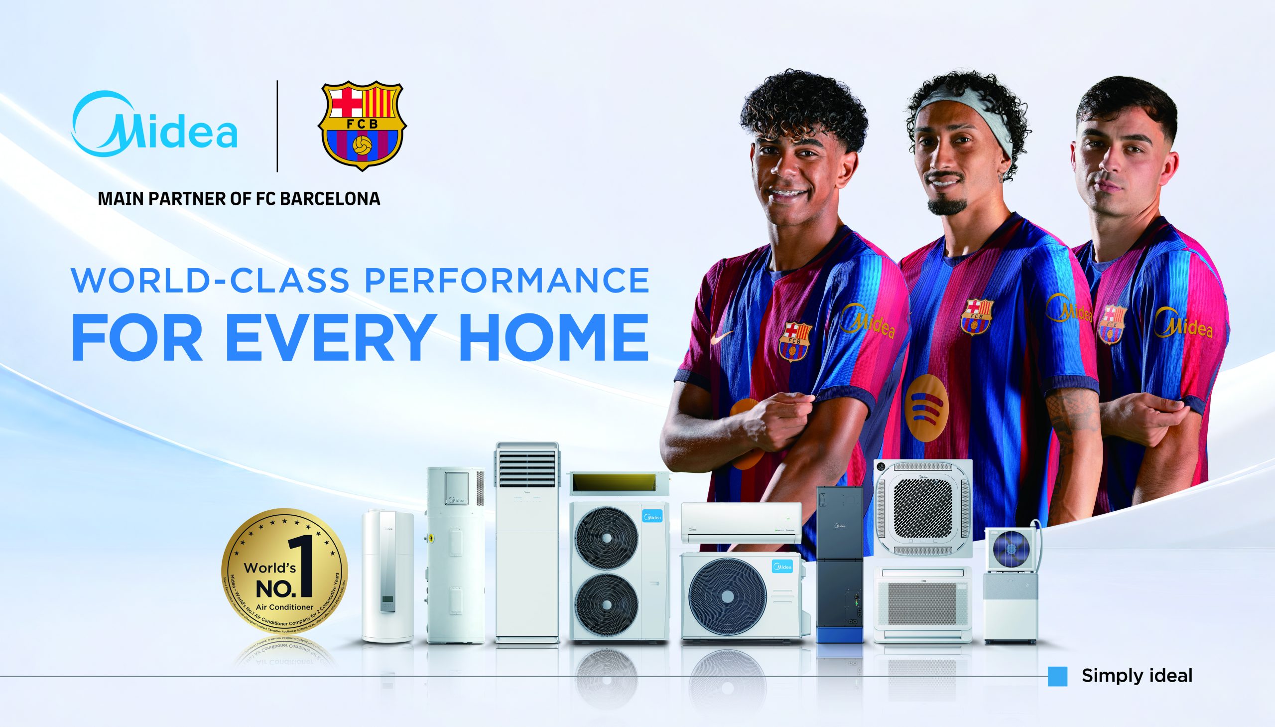 Le FC Barcelone présente son maillot domicile 2026/27, marquant le début d’une alliance stratégique de cinq ans avec Midea.